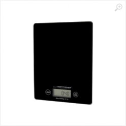 Kitchen Scale Esperanza LEMON EKS002K Black, Touch buttons, Maximum capacity: 5000g, Division: 1g, Four units of measure: g /lb/oz/kg, Tare Function, Overload indicator, Low battery indicator, Power: 1xCR2032 lithium battery