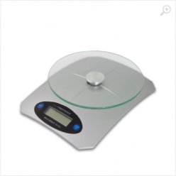 Kitchen Scale Esperanza AVOCADO EKS006 Gray, Maximum capacity: 5000g, Division: 1g, Four units of measure: g /lb/oz/kg, Tare Function, Power: 1xCR2032 lithium battery