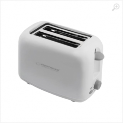 Toster Esperanza CIABATTA EKT002, 600W, 6 degrees of toasting intensity, Automatic Pop up function, Auto-centering setting, Easy to clean, The outer casing with thermal insulation (cool to the touch during operation), Anti-skid feet, Power cord storage de