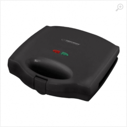 Sandwich Maker Esperanza PORTABELLA EKT006K Black 750W, 3 in 1 functions (sandwich maker, waffle maker and grill), automatic temperature control, non-stick coating of the heating plates, heat-insulating handle and housing, the operation indicator - red li