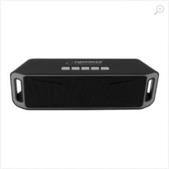 Esperanza FOLK EP126KE, Bluetooth Portable Speaker, power: 6W (2 x 3W), Black/Gray, Built-in FM Radio, Bluetooth profiles: A2DP, AVRCP, HFP, HSP, Bluetooth version: 3.0, Built in USB port and TFT (microSD) card slot for MP3/MP4 playing, Operating distance