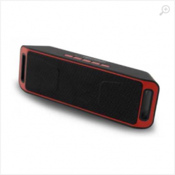 Esperanza FOLK EP126KR, Bluetooth Portable Speaker, power: 6W (2 x 3W), Black/Red, Built-in FM Radio, Bluetooth profiles: A2DP, AVRCP, HFP, HSP, Bluetooth version: 3.0, Built in USB port and TFT (microSD) card slot for MP3/MP4 playing, Operating distance: