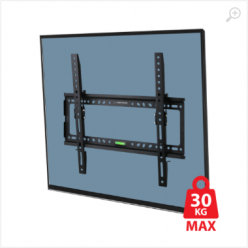 Esperanza TV-Wall Mount HYPNOS ERW014 for 26-70", Max load 30kg, Vesa 75x75-400x400mm, Distance of TV from wall: 35mm, Tilt adjustment up to 15°, level included, Weight: 680g