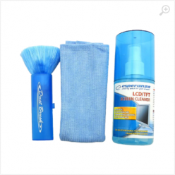 ESPERANZA ES112  Screen Cleaner Kit (cleaning gel 200ml, microfiber cloth and antistatic brush)