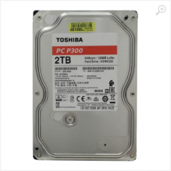 3.5" HDD 2.0TB  Toshiba P300 , 5400rpm, 128MB,  NCQ-technology, SATAIII HDWD220UZSVA