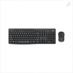 Logitech Wireless Combo MK295 Silent, Multimedia Keyboard & Mouse, Graphite, RUS, USB, Retail