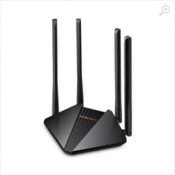 MERCUSYS MR30G AC1200 Wireless Dual Band Gigabit Router,SPEED: 300 Mbps at 2.4 GHz + 867 Mbps at 5 GHz,SPEC: 4× Fixed External Antennas, 2× Gigabit LAN Ports, 1× Gigabit WAN Port,FEATURE: WPS/Reset Button, IPTV, IPv6, Parental Controls, Guest Network, Eas