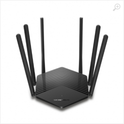 MERCUSYS MR50G AC1900 Wireless Dual Band Gigabit Router,SPEED: 600 Mbps at 2.4 GHz + 1300 Mbps at 5 GHz ,SPEC:  6× Antennas, 1× Gigabit WAN Port + 2× Gigabit LAN Ports,FEATURE: Access Point Mode, IPv6 Ready, IPTV, Beamforming, Smart Connect, Airtime Fairn