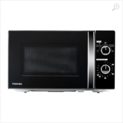 Microwave Oven Toshiba MW-MM20P(BK)-P,  20l, 700W, Black, Mechanical control, Ergonomic Handle, 5 power levels, Easy Operation