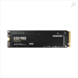 M.2 NVMe SSD 250GB  Samsung 980 , PCIe3.0 x4 / NVMe1.3, M2 Type 2280, Read: 3500 MB/s, Write: 2300 MB/s, Read /Write: 250,000/550,000 IOPS, Controller Samsung Phoenix, 3D TLC (V-NAND)