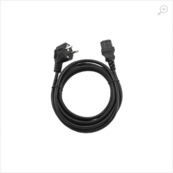 Power cord - 3m - GEMBIRD PC-186-VDE-3M, Schuko input / C13 output, VDE approved, Black