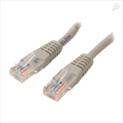 Cablu UTP Patch cord cat. 5E - 0.5m, white, Spacer "SP-PT-CAT5-0.5M"