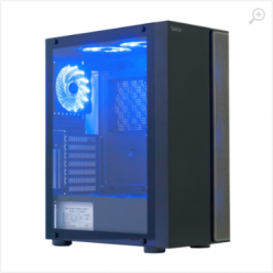 Case SPACER - gaming, Middle Tower, ATX, "ICE-HERO", fara sursa, sticlasecurizata,6x fan USB 2.0 x 2, USB 3.0 x 1,HD Audio, black "SPCS-GC-ICE-HERO"