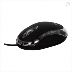 Mouse Spacer optic led albastru black USB SPMO-080