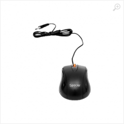 Mouse Spacer optic black USB 1000 DPI SPMO-F01