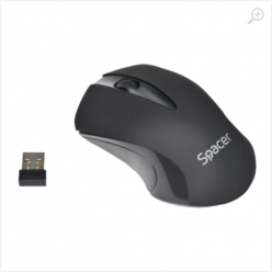 Mouse Spacer Wireless  Black 2.4GHz, 3D, 1000 DPI,  SPMO-W12