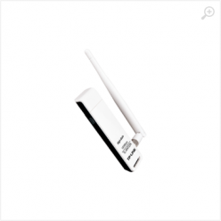 TP-LINK TL-WN722N 150Mbps High Gain Wireless N USB Adapter, Qualcomm, 1T1R, 2.4GHz, 802.11b/g/n, 1 detachable antenna