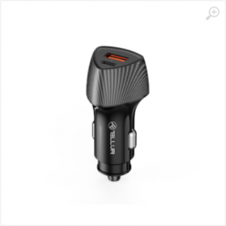 USB Car Charger - Tellur FCC10 , 2xUSB (U +C), 38W, 6A, black  TLL151291