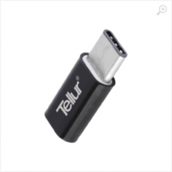 Adaptor Type-C, MicroUSB, Tellur Black  TLL155161