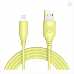 Cable USB - Lightning, 3A, 1m, Tellur yellow TLL155397