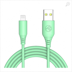 Cable USB - Lightning, 3A, 1m, Tellur green TLL155398