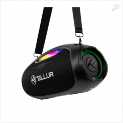 Boxa portabila Bluetooth Tellur Obia Pro 60W, RGB light (3 modes), Up to 12H (dependent on volume level and audio content), negru