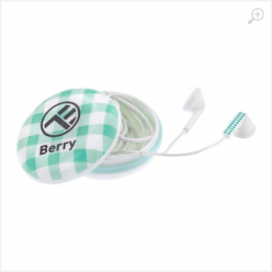 Casti in-ear, Berry, with mic, wired, Jack 3.5 mm,16 ohm, 20Hz, 1.2 m, silicone, Tellur Blue  TLL162192