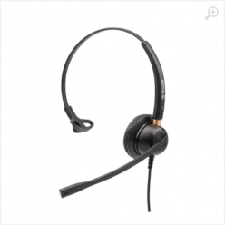 Call center headset wired Tellur Voice 510N, QD, monoaural, USB, black, TLL411003