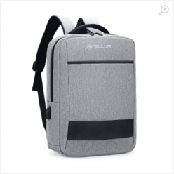 Rucsac-Laptop, NOMAD 15.6", Tellur gri  TLL611302, USB charging port, Multiple compartments, MAterial Oxford fabric