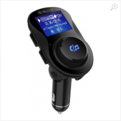 Car FM Transmitter, FMT-B3, Bluetooth, Display, MicroSD, 2 x USB max 3.1A, AUX, Bluetooth, USB, Tellur Black  TLL622021