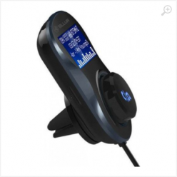 Car FM Transmitter, FMT-B4, Bluetooth, Display, MicroSD, USB QuickCharge 3.0, 2 x USB max 3.1A, Tellur Black  TLL622031