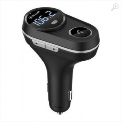 Car FM Transmitter, FMT-B5, Bluetooth, Display, MicroSD, USB QuickCharge 3.0, 1 x USBmax 2.4A, MP3/WMA, Tellur Black  TLL622041