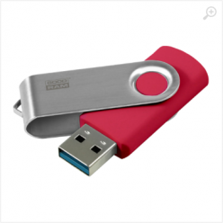 16Gb  USB3.0  GoodRAM  UTS3 TWISTER Red  (Read 60 MByte/s, Write 20 MByte/s)