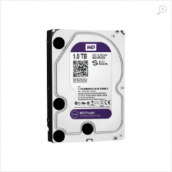 3.5" HDD 1.0TB Western Digital  Purple, 5400rpm, 64MB, SATAIII (for video)  WD10PURZ