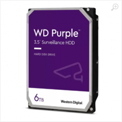 3.5" HDD 6.0TB Western Digital  Purple,SATAIII  WD64PURZ