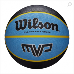 Minge Baschet Wilson MVP, marime 7, Negru/Albastru (WTB9019XB07)