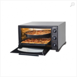 Electric Oven Zilan ZLN5320 Gusto gray/black 38L, 1 x enamel round tray, 1 x enamel square tray