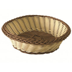 Корзинка для хлеба плетеная D21cm, H7cm