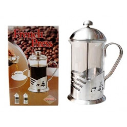 Чайник заварочный с прессом 0.8l French Press, стекло/нерж