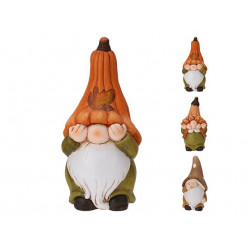 Фигура садовая "Гном не видит, не слышит, не говорит зла" 17cm