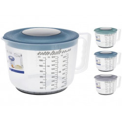 Емкость для миксера с делениями 2l, D18cm, пластик