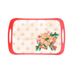 Поднос Phibo 41X27X5cm,"Christmas", пластик