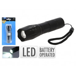 Фонарик с "Zoom" FX LED 12cm аллюминий