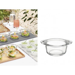 Емкость сервировочная стеклянная  500ml Buffet