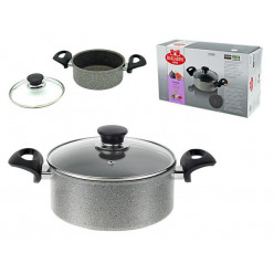 Кастрюля с крышкой Ballarini Ferrara Granitium 16cm, 1.3l, индукция