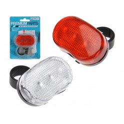 Фонарь велосипедный 3LED 6.5Х4cm (2XAAA)