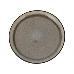 Тарелка десертная 21cm Reactiv Glaze, коричневая