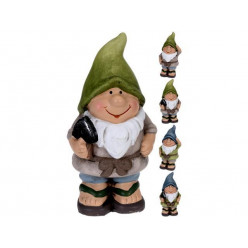 Фигура садовая "Гном с инструментом" 14cm