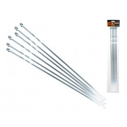Набор шампуров BBQ 6шт, 60сmX0.7cm, металл