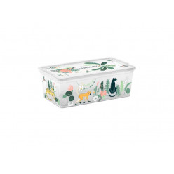 Коробка с крышкой C-box Tropical XS 6l, 34X19XH12cm